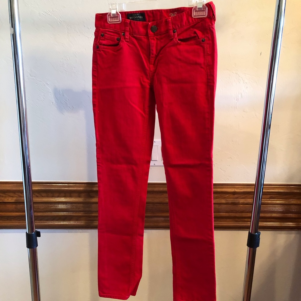 J Crew Woman’s Matchstick jeans 26 R